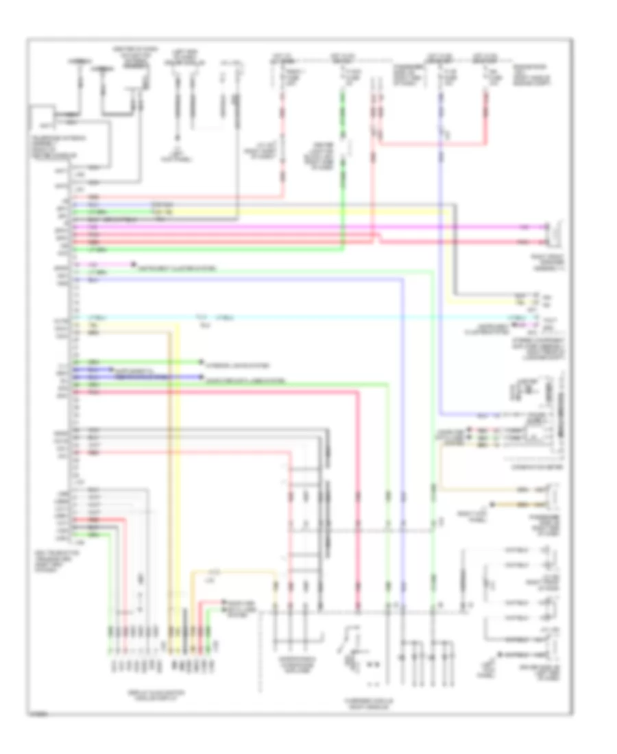 Telematics Wiring Diagram for Lexus LS 600hL 2012