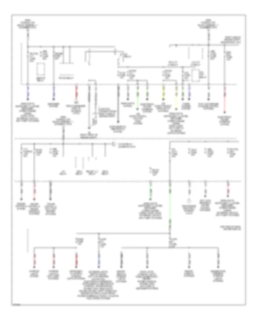 Power Distribution Wiring Diagram 5 of 6 for Lexus LS 600hL 2012