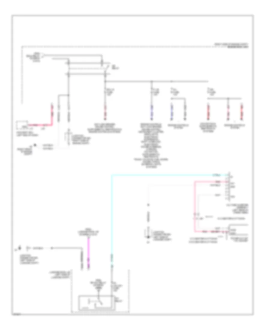 Power Distribution Wiring Diagram (6 of 6) for Lexus LS 600hL 2012