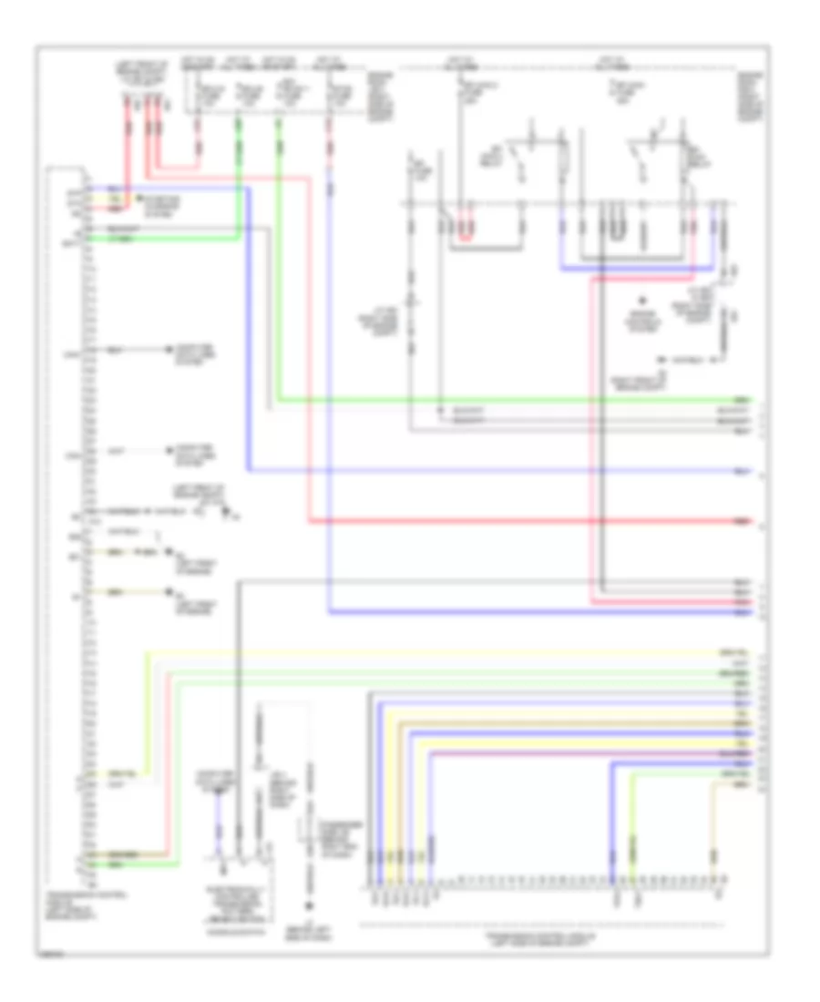 Transmission Wiring Diagram 1 of 3 for Lexus LS 460L 2008