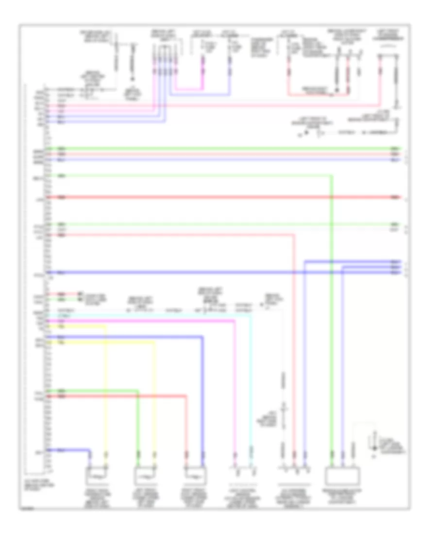 Automatic A C Wiring Diagram 1 of 5 for Lexus LS 460L 2008
