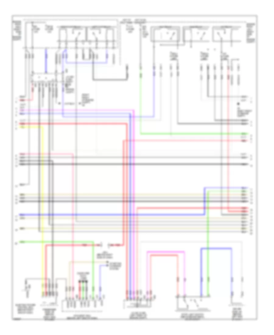 4.6L, Engine Performance Wiring Diagram (2 of 7) for Lexus LS 460L 2008