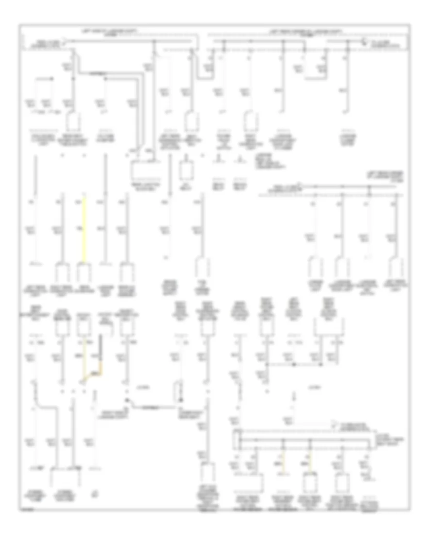 Ground Distribution Wiring Diagram 5 of 6 for Lexus LS 460L 2008