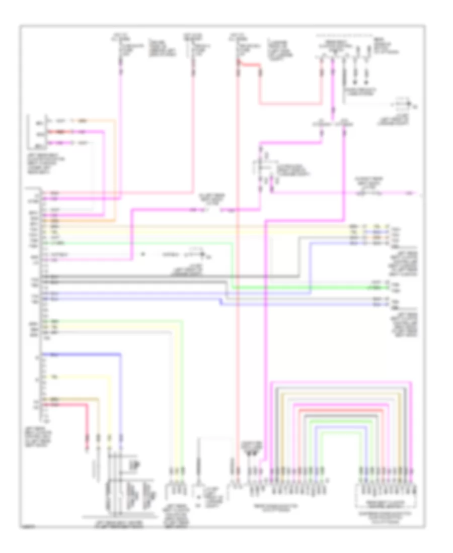 Climate Control Seats Wiring Diagram, Rear (1 of 2) for Lexus LS 460L 2008