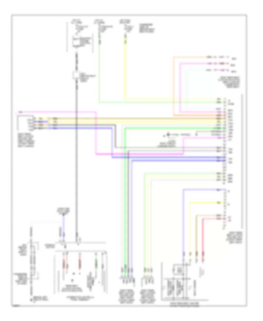 Climate Control Seats Wiring Diagram Rear 2 of 2 for Lexus LS 460L 2008