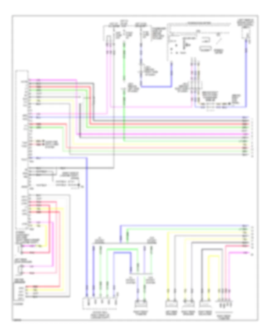 Stereo Radio Wiring Diagram, with Mark Levinson  with Rear DVD Changer (1 of 5) for Lexus LS 460L 2008