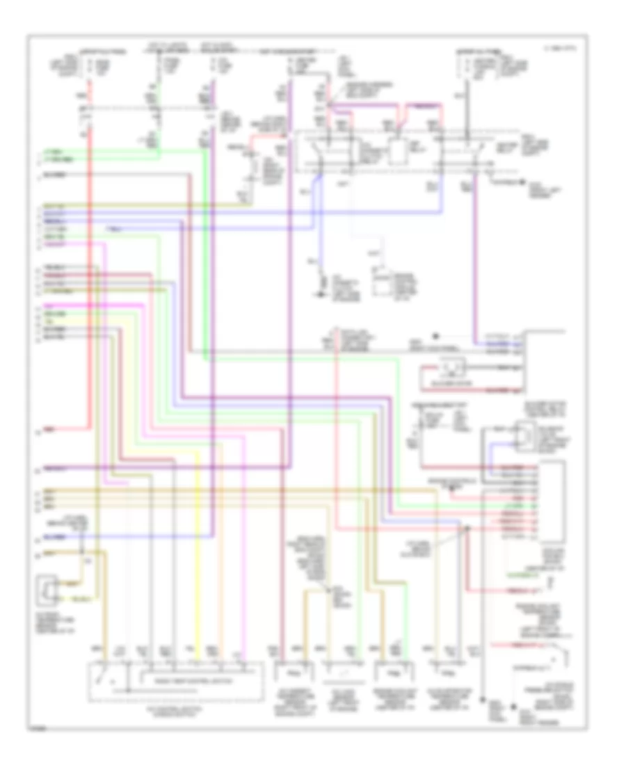Air Conditioning Wiring Diagrams 2 of 2 for Lexus SC 400 1997