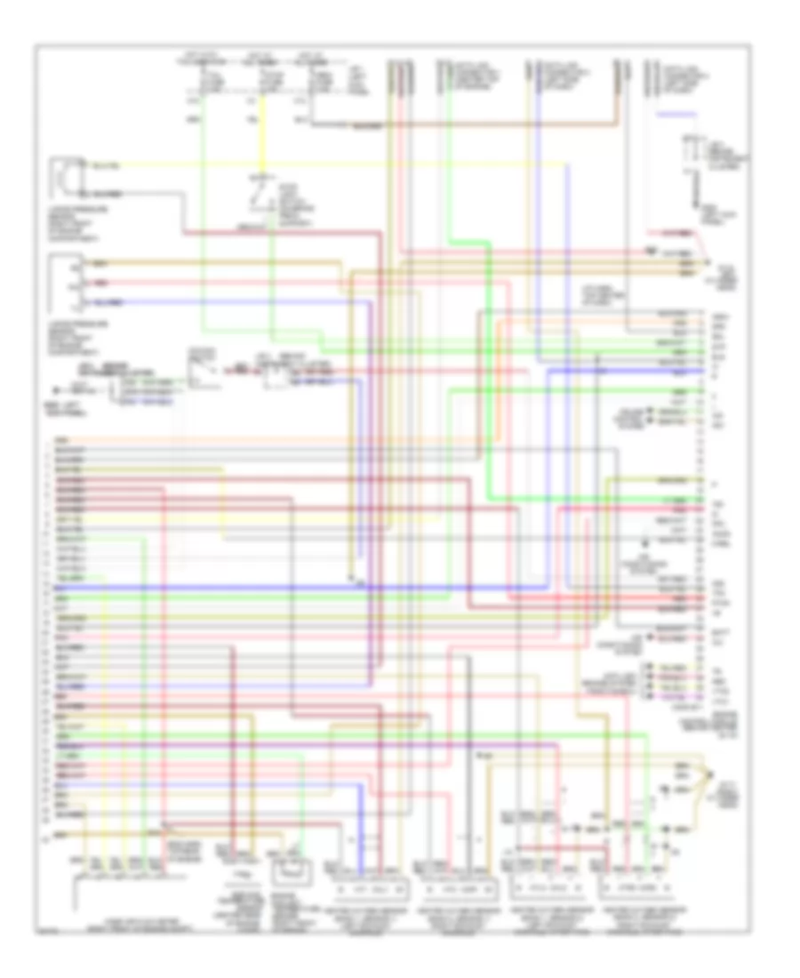 4.0L, Engine Performance Wiring Diagrams (3 of 3) for Lexus SC 400 1997