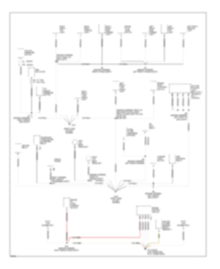 Ground Distribution Wiring Diagram 1 of 5 for Lexus SC 400 1997