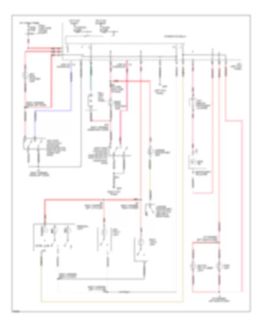 Courtesy Lamps Wiring Diagram for Lexus SC 400 1997