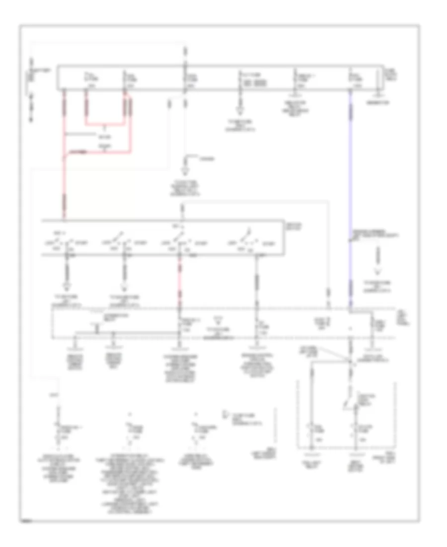 Power Distribution Wiring Diagram 1 of 3 for Lexus SC 400 1997