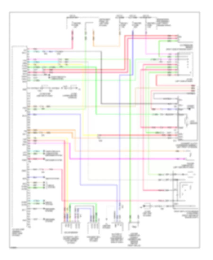 Электросхема кондиционера (1 из 2) для Lexus RX 350 2012
