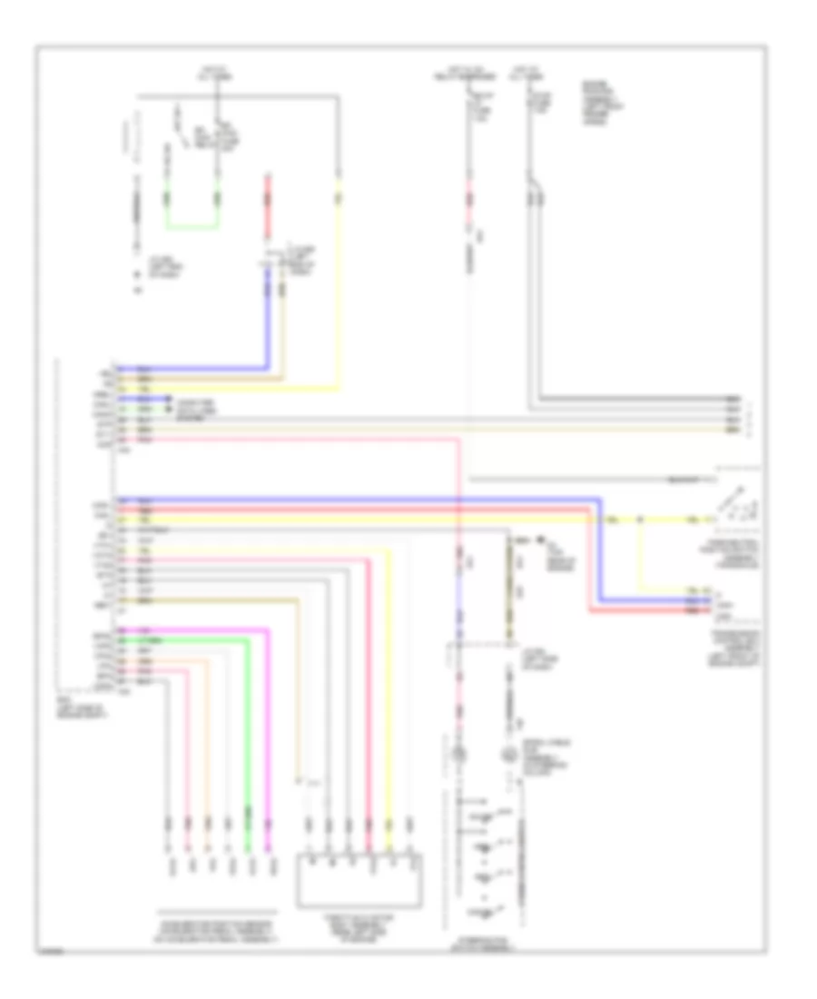 Cruise Control Wiring Diagram without Dynamic Radar Controls 1 of 2 for Lexus RX 350 2012