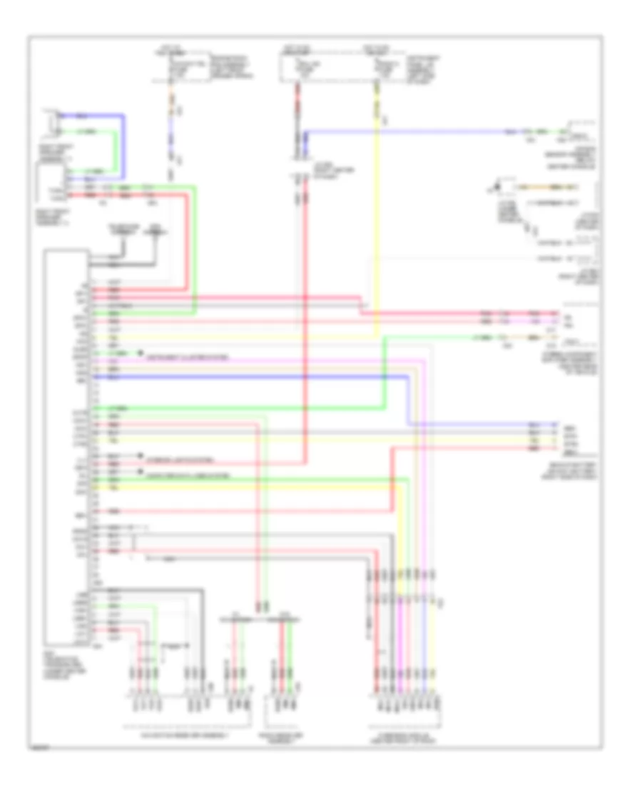 Telematics Wiring Diagram for Lexus RX 350 2012