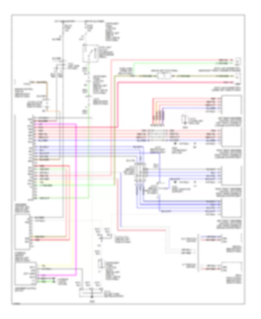 Electronic Suspension Wiring Diagram for Lexus ES 300 1998