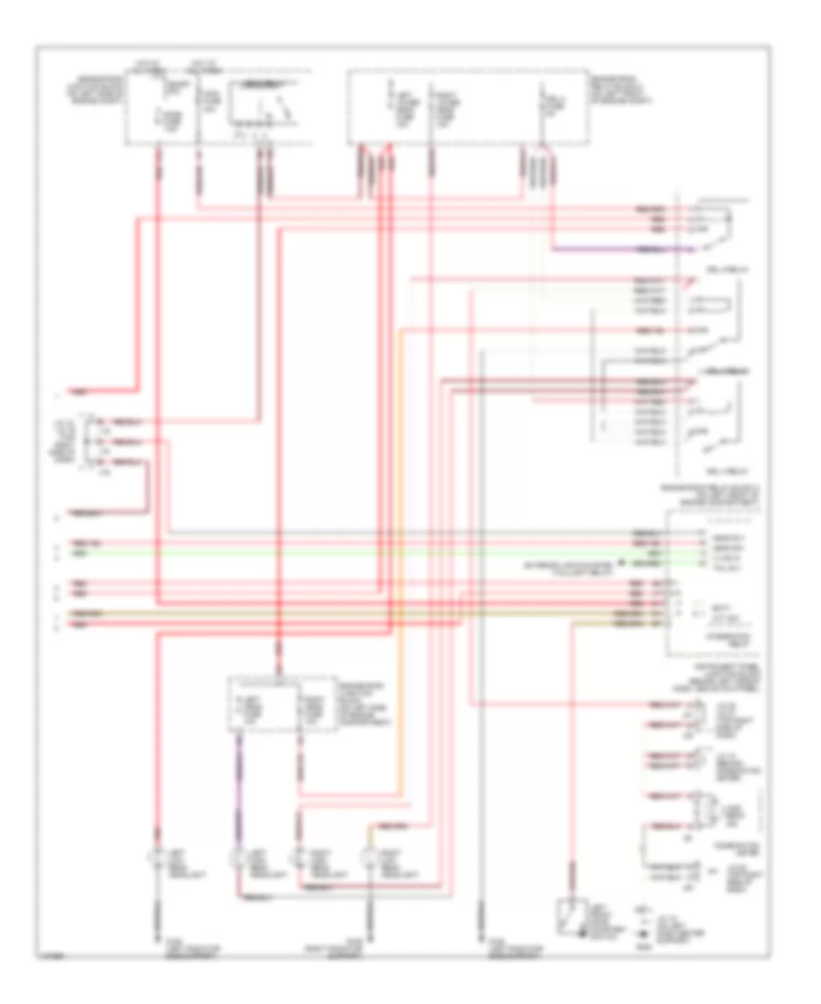 Headlight Wiring Diagram, with DRL (2 of 2) for Lexus ES 300 1998