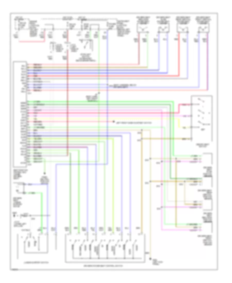 Memory System Wiring Diagrams for Lexus ES 300 1998
