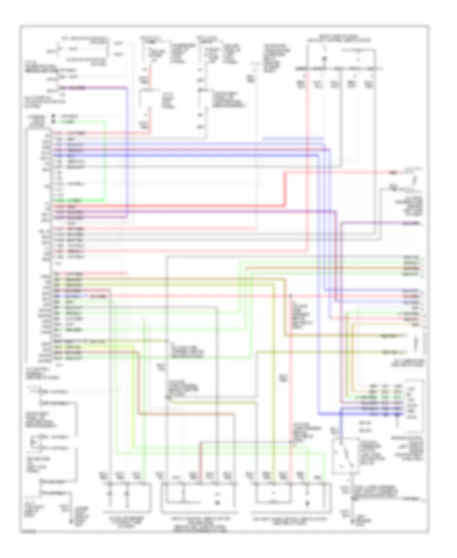 Air Conditioning Wiring Diagrams 1 of 2 for Lexus GS 300 1998