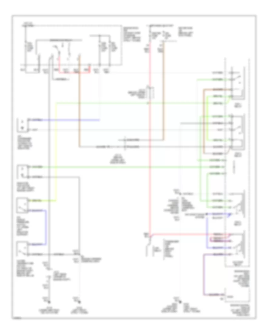 Cooling Fan Wiring Diagram for Lexus GS 300 1998