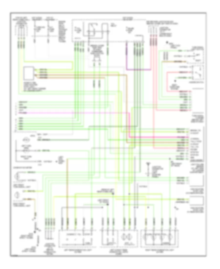 Exterior Lamps Wiring Diagram 2 of 2 for Lexus GS 300 1998