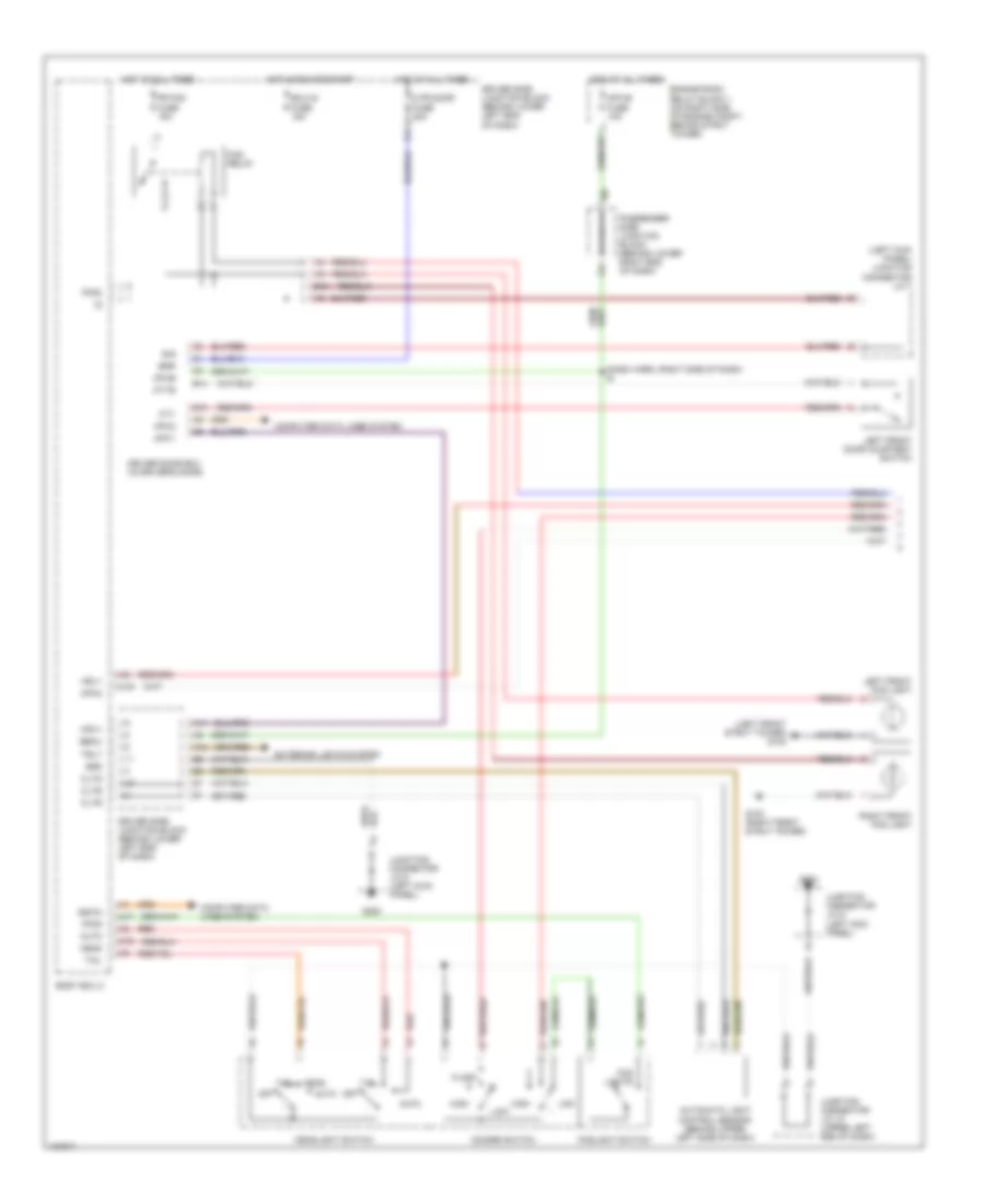 Headlamps Wiring Diagram without DRL 1 of 2 for Lexus GS 300 1998