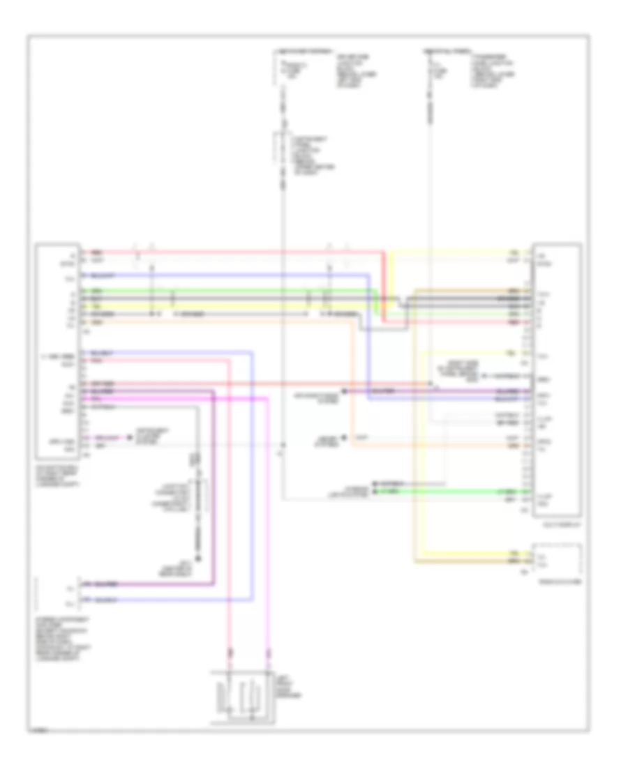 Navigation Wiring Diagram for Lexus GS 300 1998