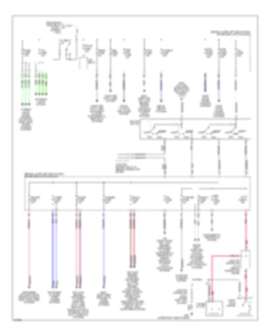 Power Distribution Wiring Diagram (2 of 2) for Lexus GS 300 1998