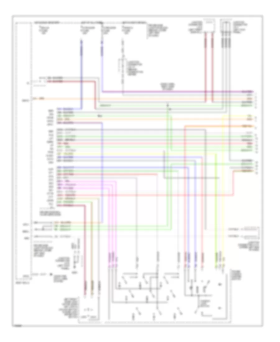 Power Window Wiring Diagram 1 of 3 for Lexus GS 300 1998