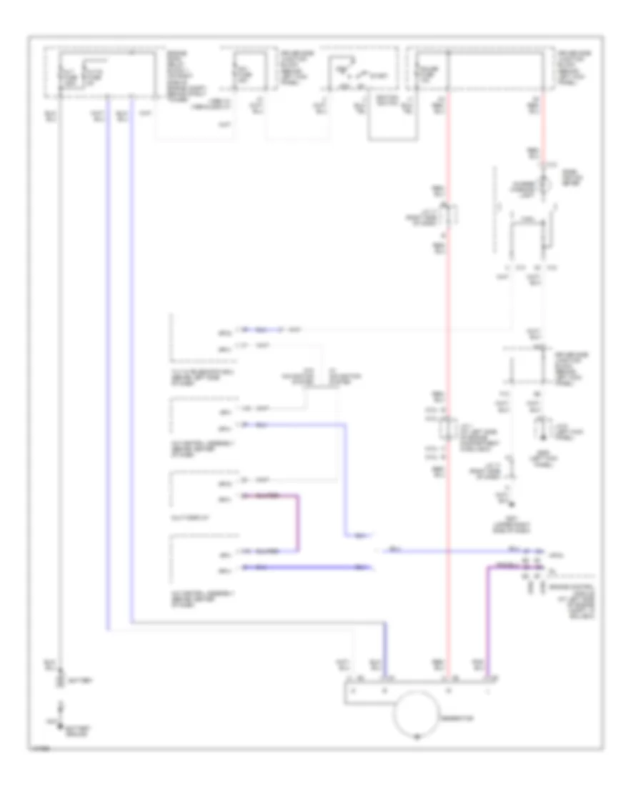 Charging Wiring Diagram for Lexus GS 300 1998