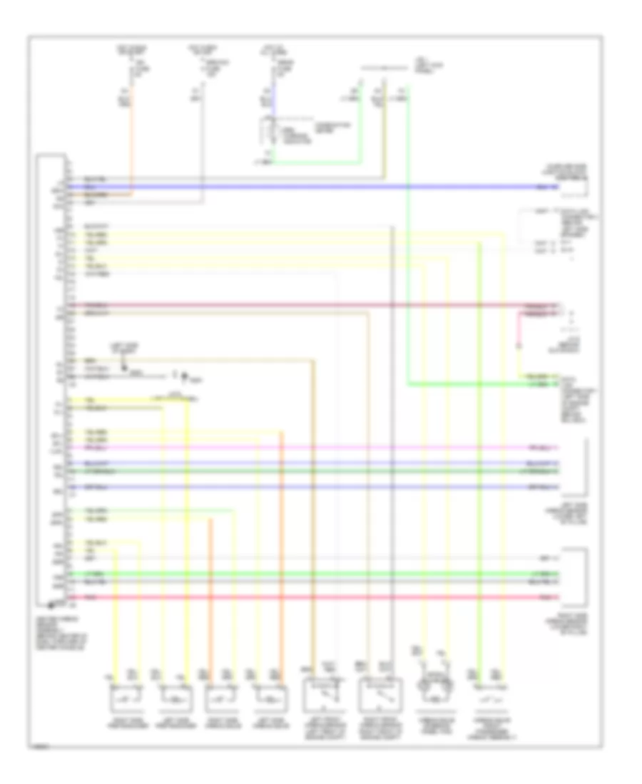 Supplemental Restraint Wiring Diagram for Lexus GS 300 1998