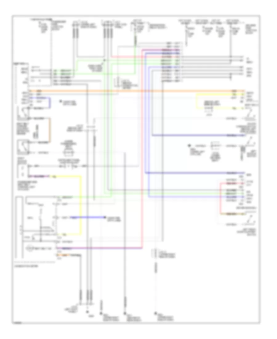 Warning System Wiring Diagrams for Lexus GS 300 1998
