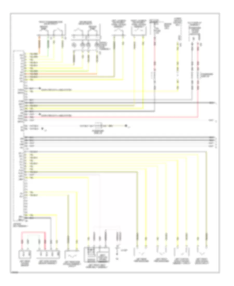 Supplemental Restraints Wiring Diagram 1 of 2 for Lexus LS 600hL 2008