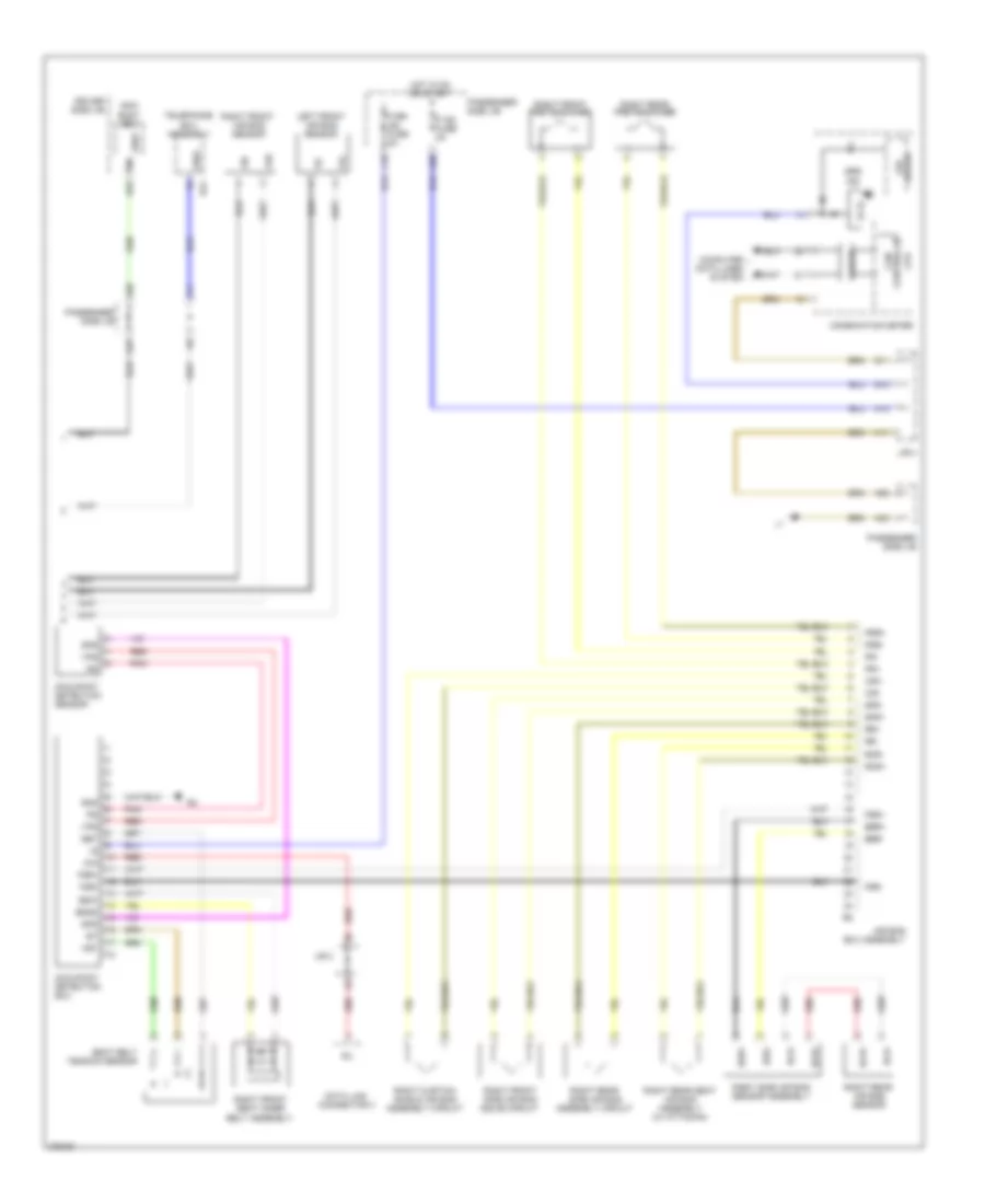 Supplemental Restraints Wiring Diagram (2 of 2) for Lexus LS 600hL 2008