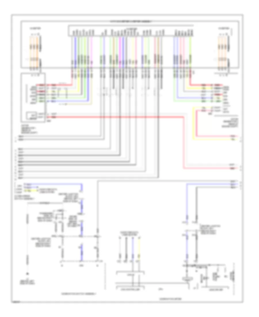 Transmission Wiring Diagram 2 of 3 for Lexus LS 600hL 2008