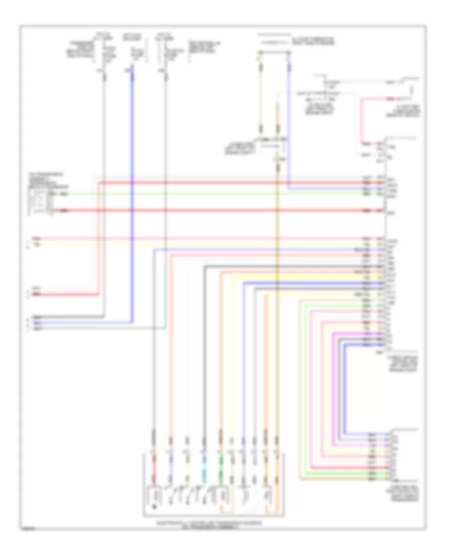 Transmission Wiring Diagram 3 of 3 for Lexus LS 600hL 2008
