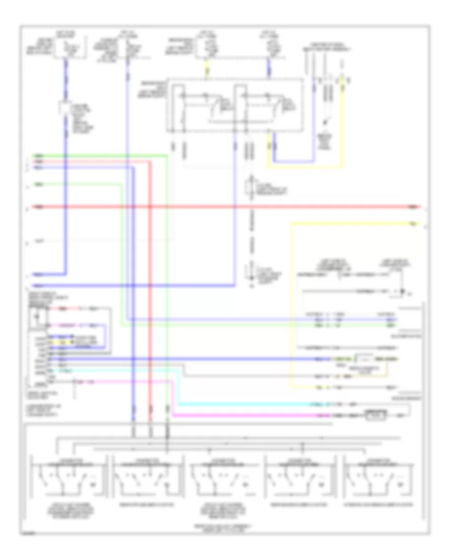 Automatic AC Wiring Diagram (2 of 5) for Lexus LS 600hL 2008