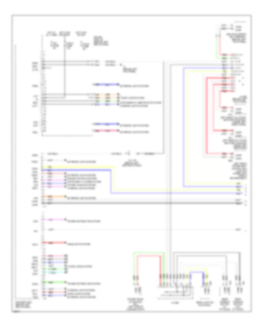 Body Control Modules Wiring Diagram 1 of 3 for Lexus LS 600hL 2008