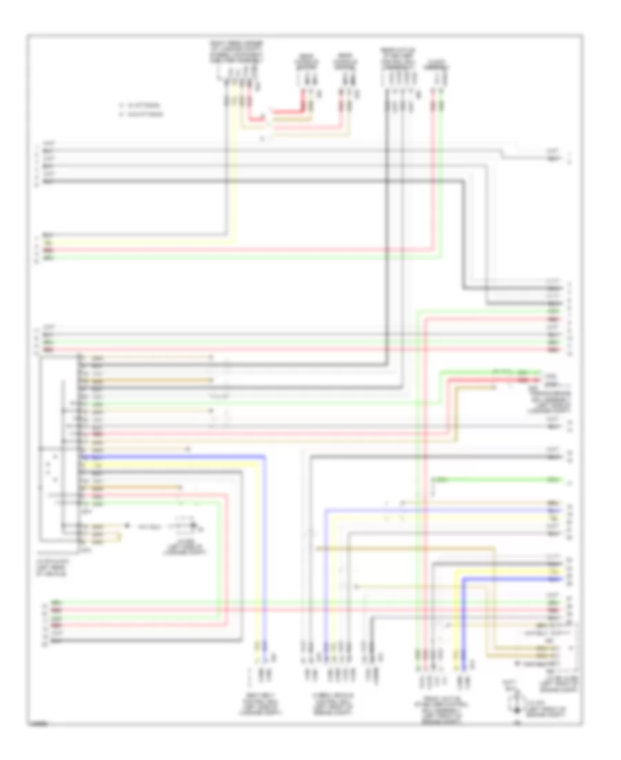 High Low Bus Wiring Diagram 4 of 5 for Lexus LS 600hL 2008