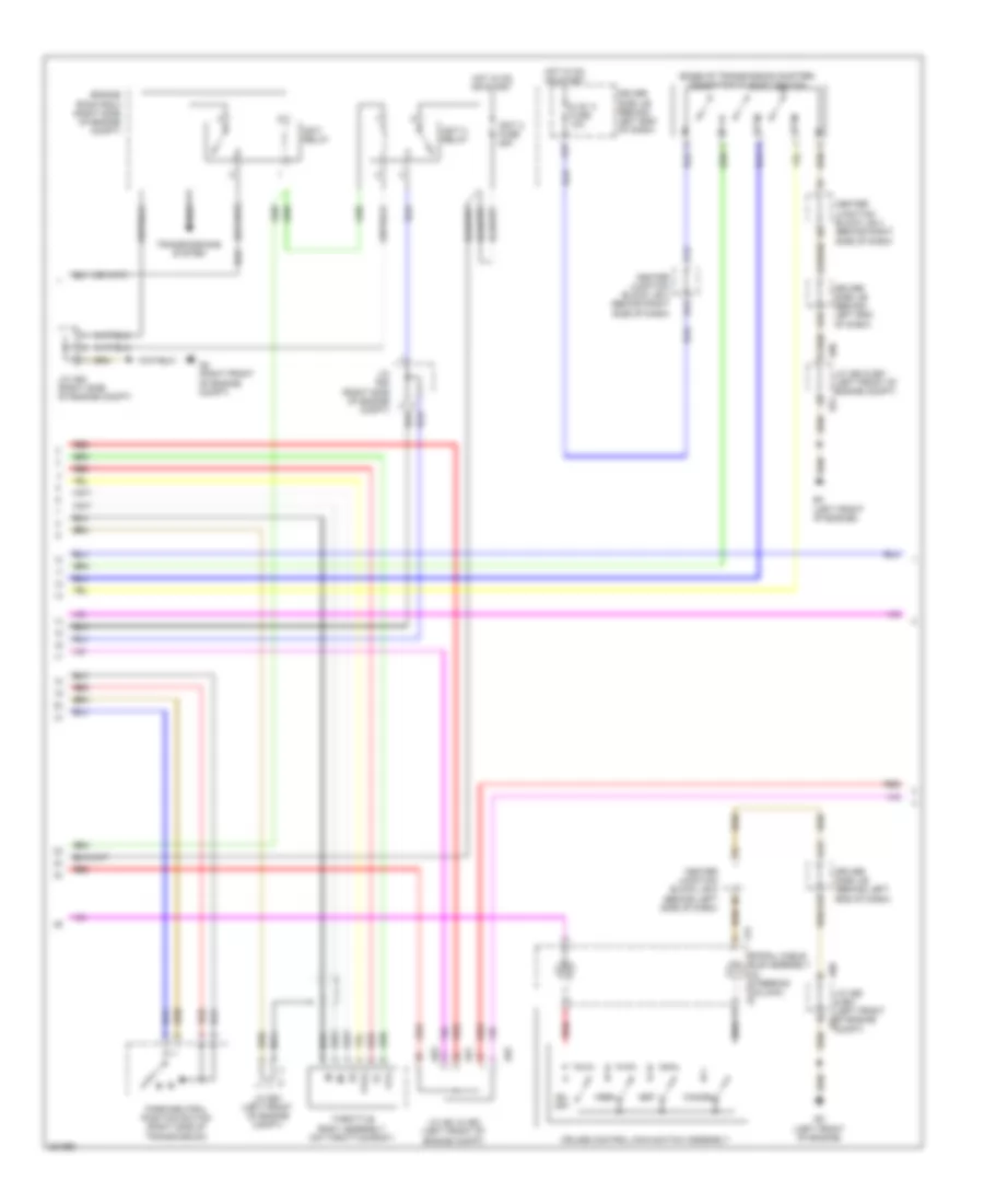 Cruise Control Wiring Diagram, without Dynamic Radar Controls (2 of 3) for Lexus LS 600hL 2008