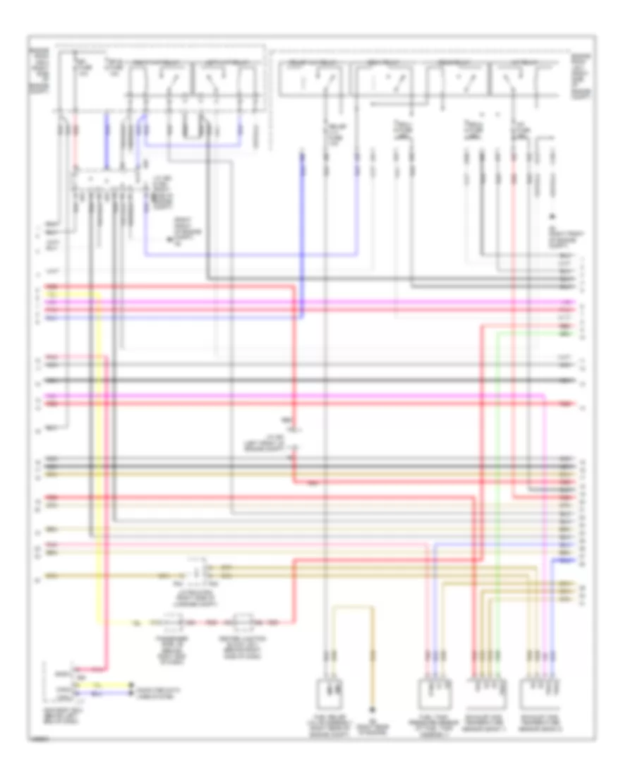 5.0L, Engine Controls Wiring Diagram (2 of 7) for Lexus LS 600hL 2008