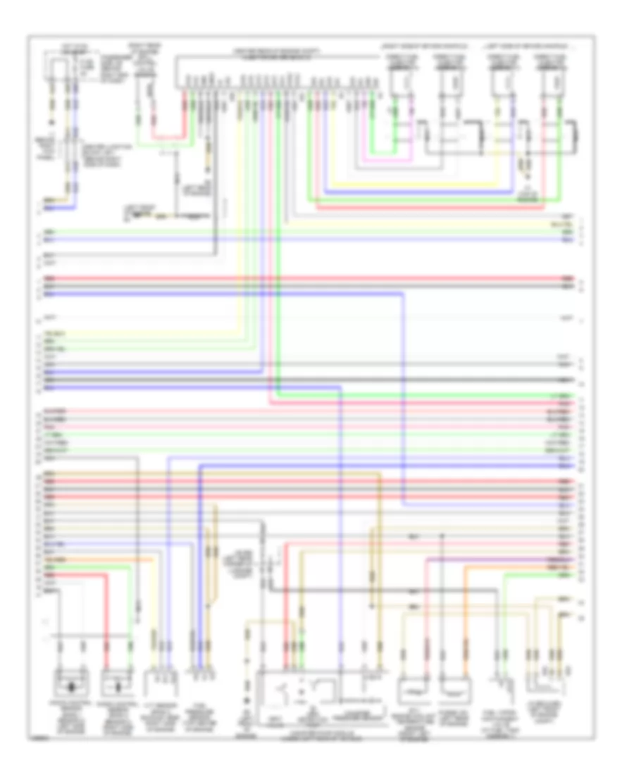 5.0L, Engine Controls Wiring Diagram (4 of 7) for Lexus LS 600hL 2008