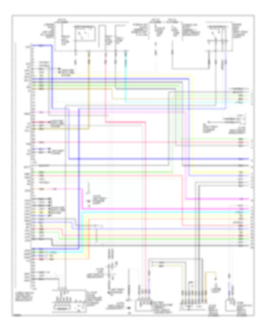 5.0L, Hybrid System Wiring Diagram (1 of 6) for Lexus LS 600hL 2008
