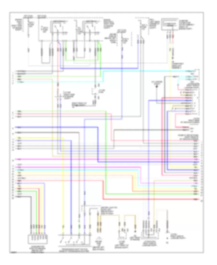 5.0L, Hybrid System Wiring Diagram (2 of 6) for Lexus LS 600hL 2008