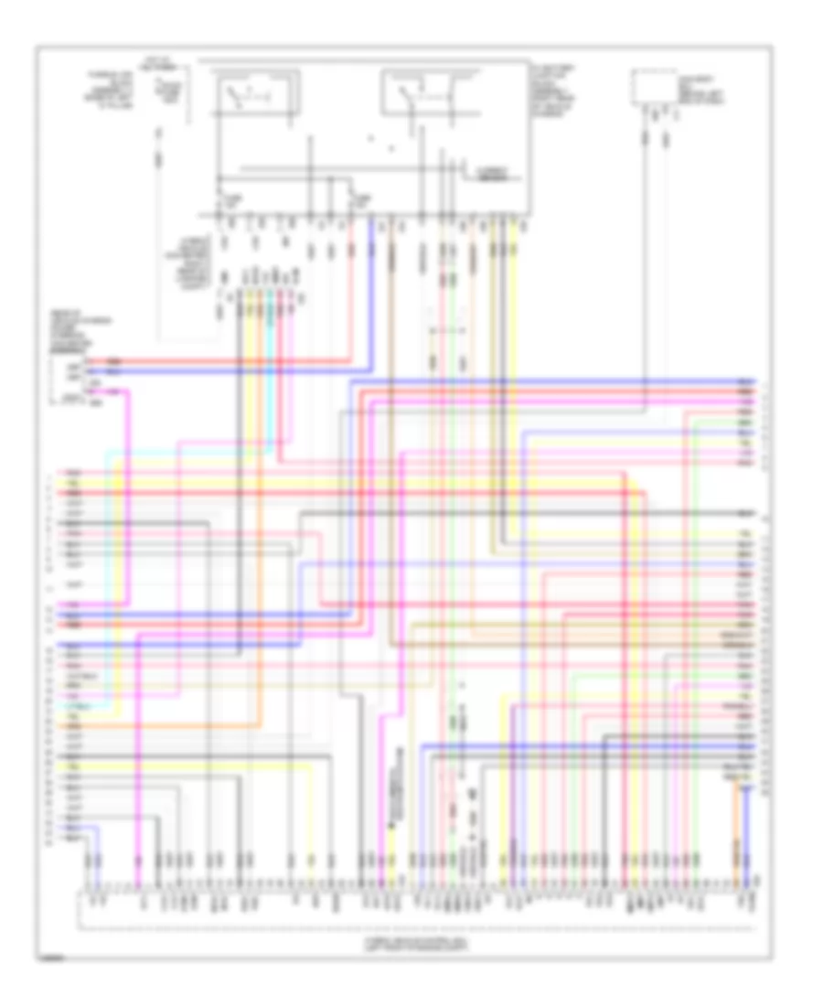 5.0L, Hybrid System Wiring Diagram (4 of 6) for Lexus LS 600hL 2008