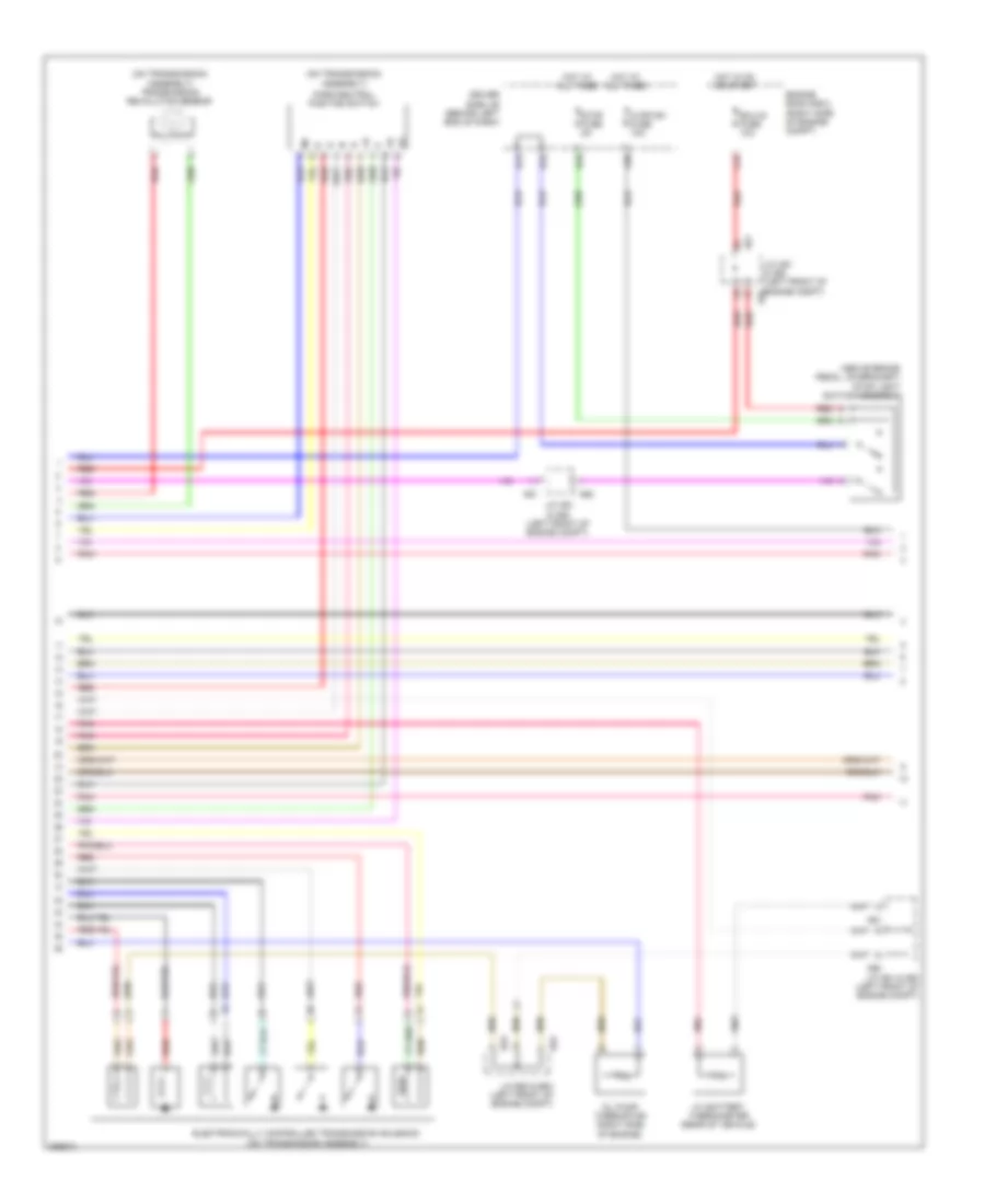 5.0L, Hybrid System Wiring Diagram (5 of 6) for Lexus LS 600hL 2008
