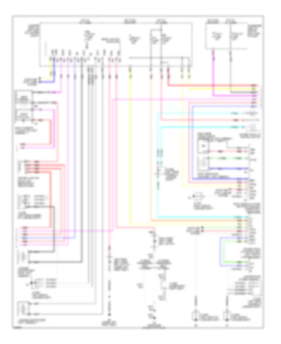 Courtesy Lamps Wiring Diagram (2 of 3) for Lexus LS 600hL 2008