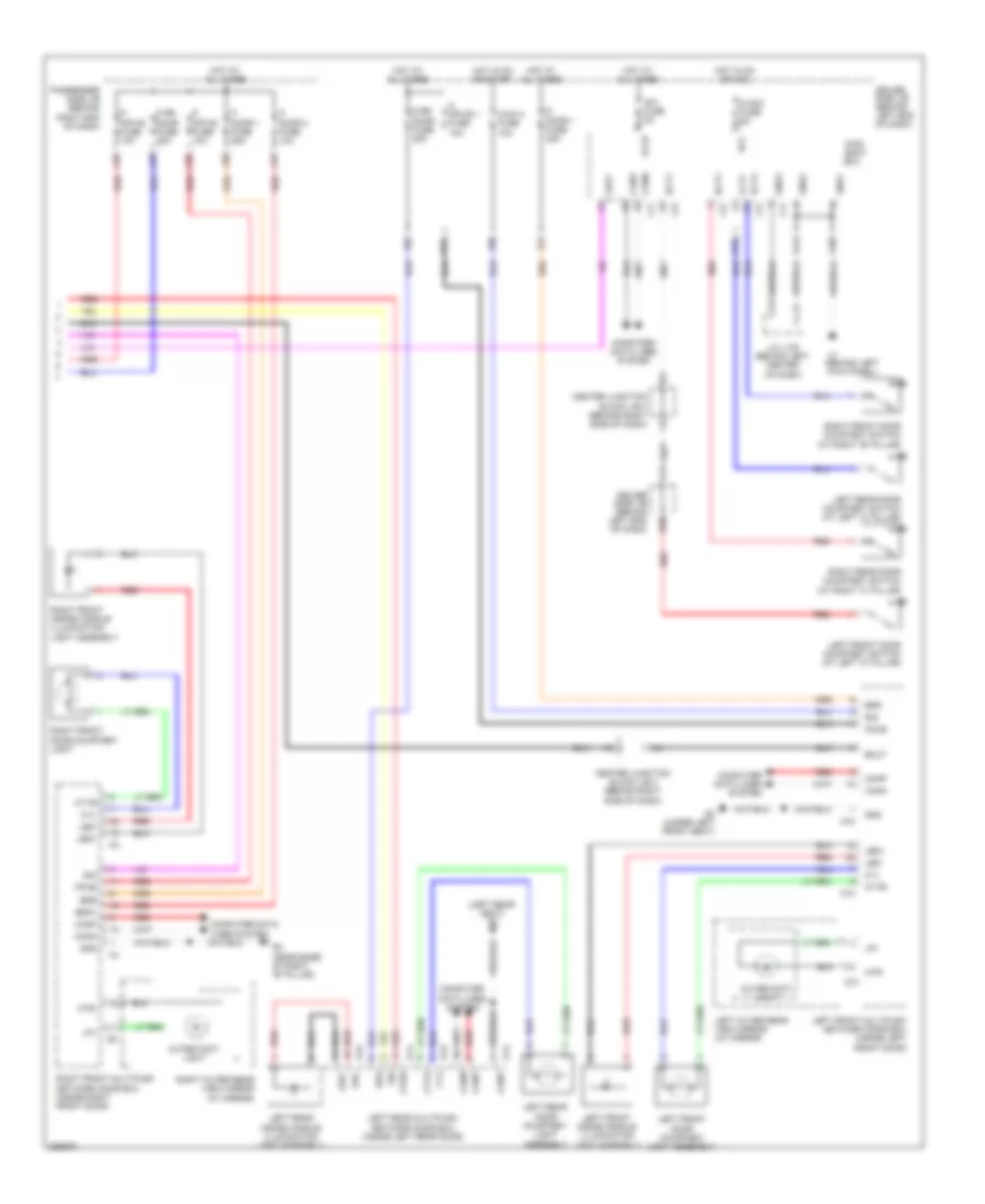 Courtesy Lamps Wiring Diagram 3 of 3 for Lexus LS 600hL 2008