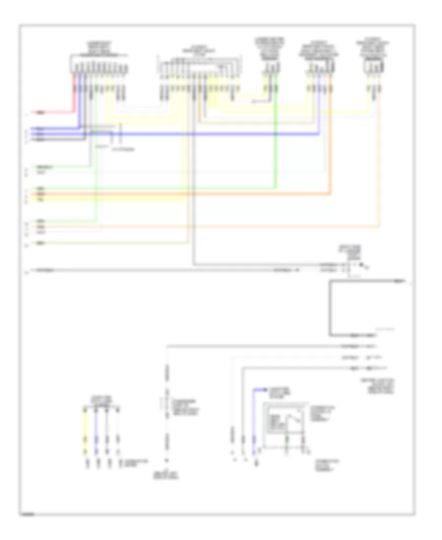 Rear Passengers Memory Seat Wiring Diagram (2 of 3) for Lexus LS 600hL 2008