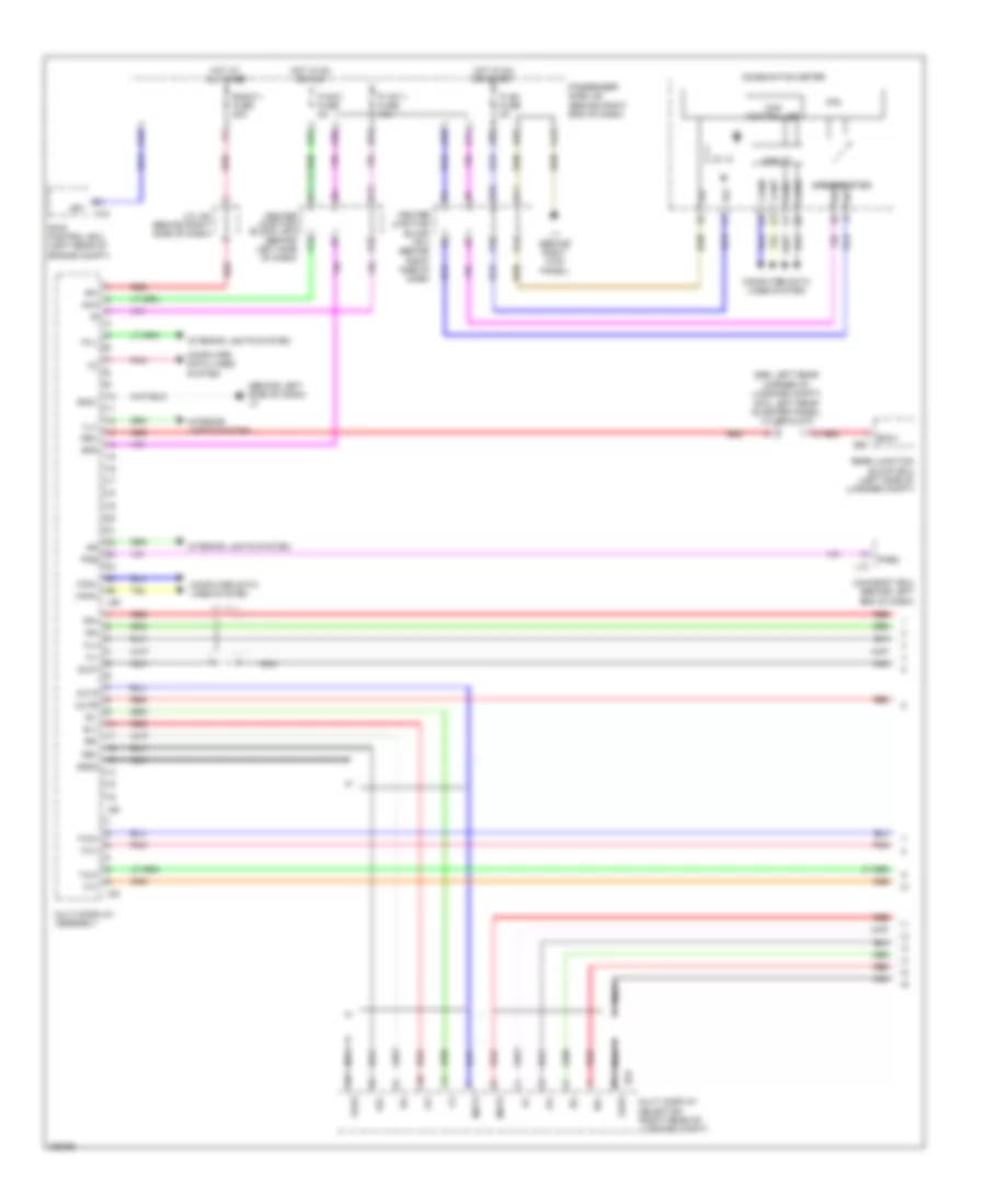 Navigation Wiring Diagram (1 of 3) for Lexus LS 600hL 2008