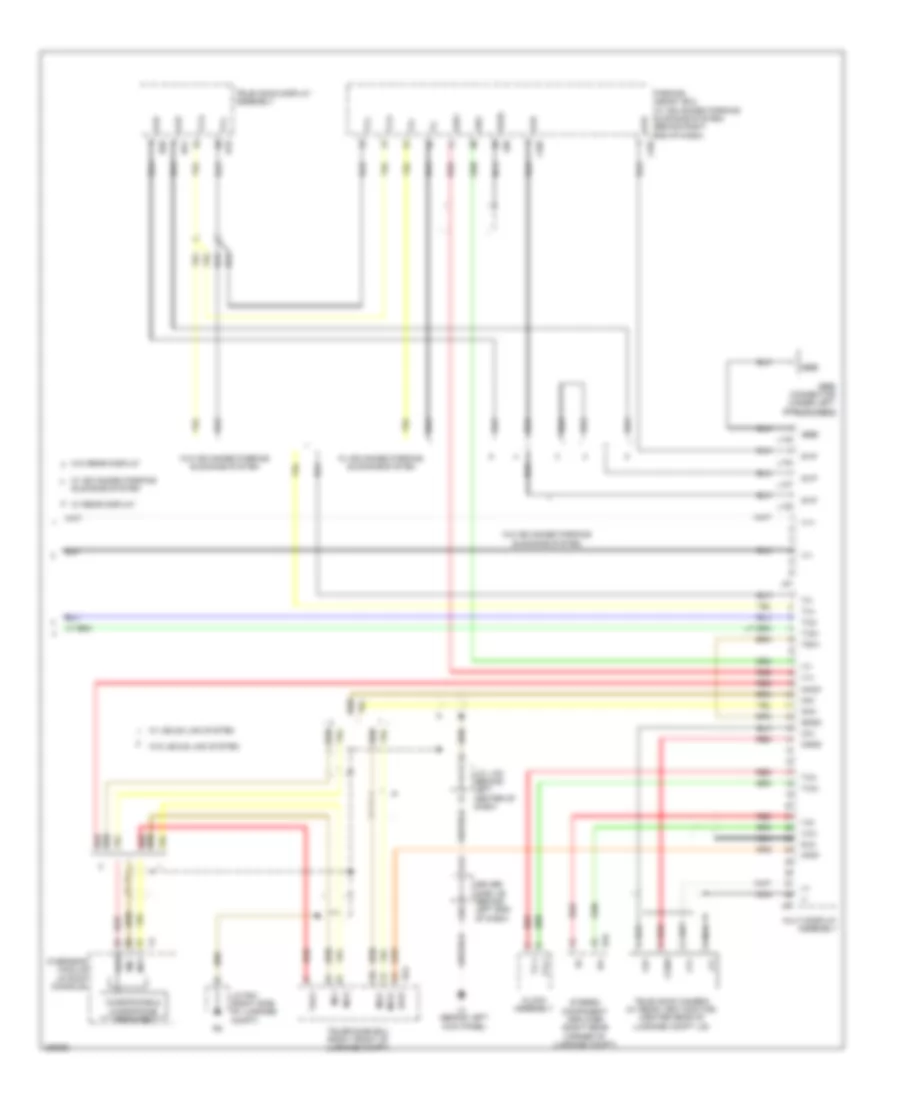 Navigation Wiring Diagram 3 of 3 for Lexus LS 600hL 2008